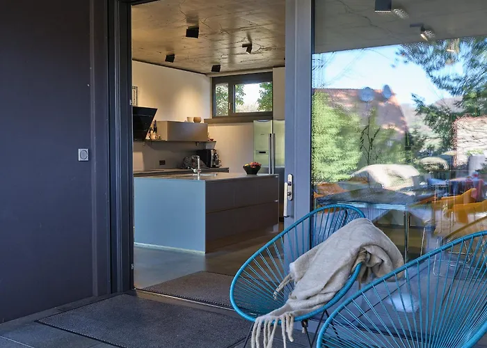 Дом отдыха Architektenhaus Hello In Erbach Mit High End Interieur Zentral Aber Ruhig Эрбах