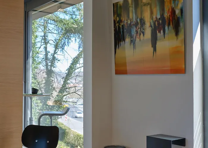 Дом отдыха Architektenhaus Hello In Erbach Mit High End Interieur Zentral Aber Ruhig Эрбах