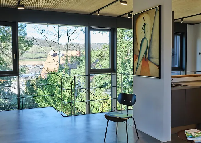 Architektenhaus Hello In Erbach Mit High End Interieur Zentral Aber Ruhig * Эрбах