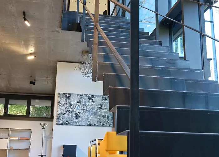 Дом отдыха Architektenhaus Hello In Erbach Mit High End Interieur Zentral Aber Ruhig